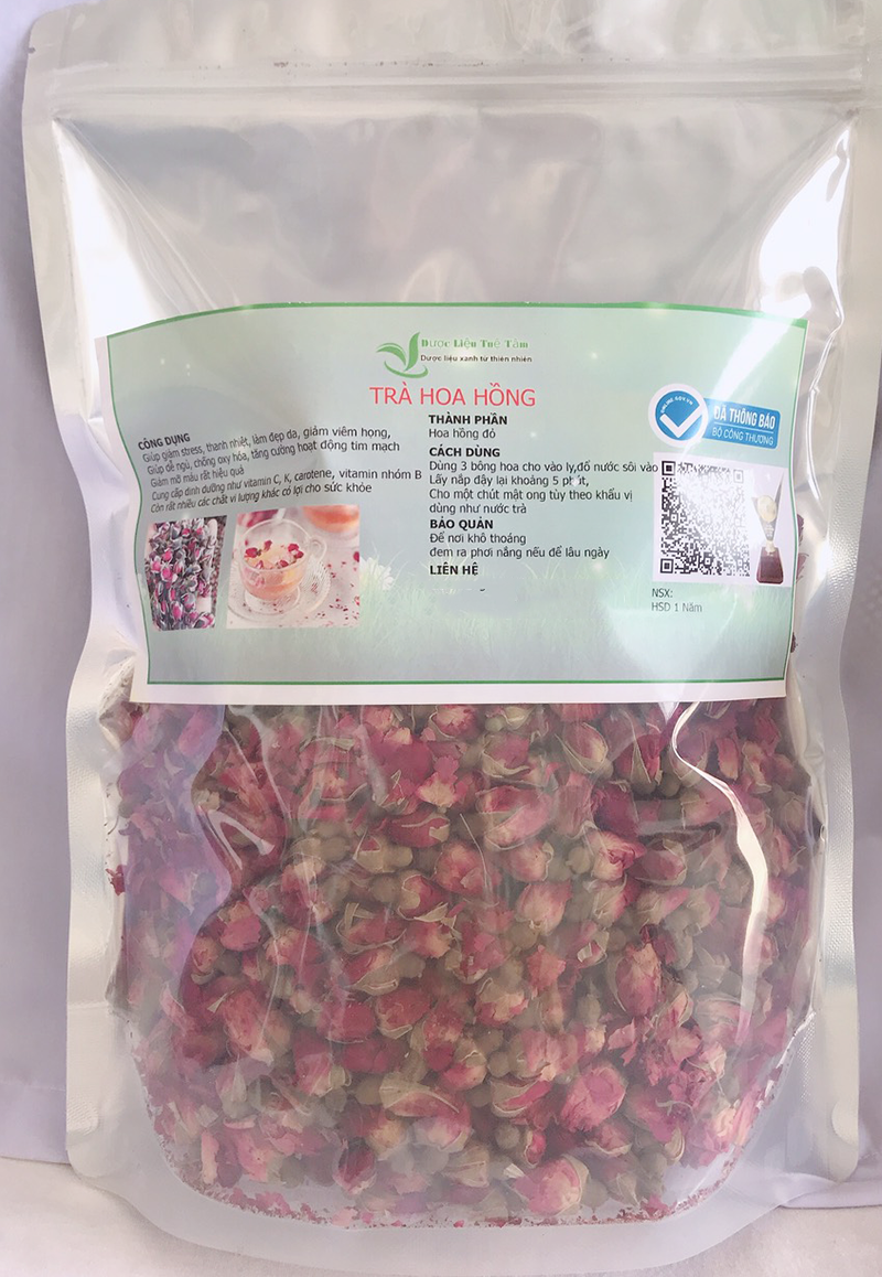 200gr trà hoa hồng cao cấp