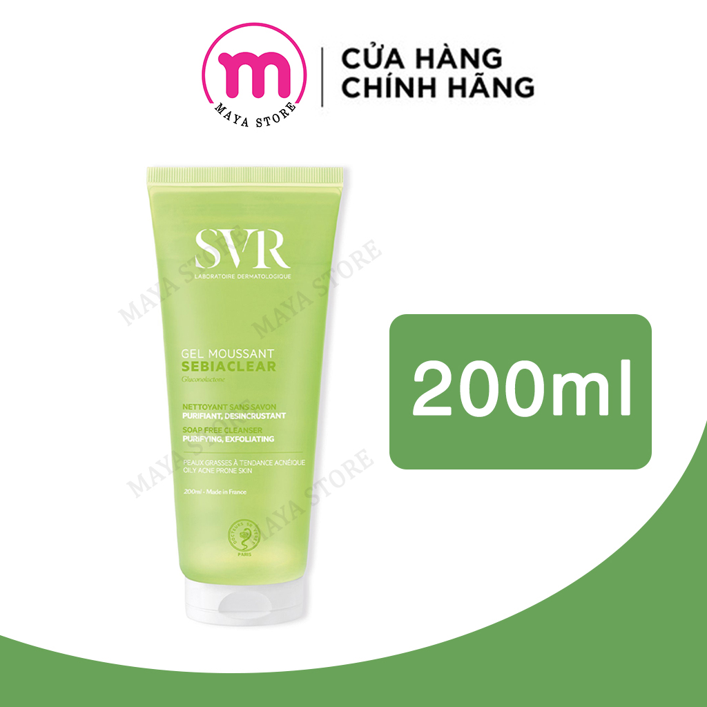 Sữa rửa mặt SVR Sebiaclear Gel Moussant 200ml - 400ml