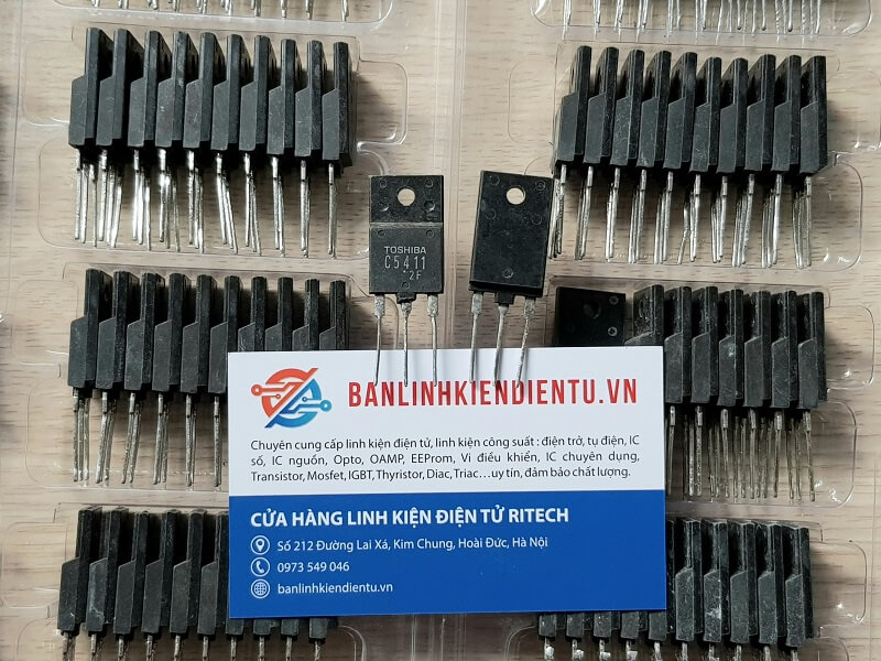 [Combo 5 chiếc] C5411 2SC5411 Transistor NPN 600V-14A TO-3P (tháo máy)