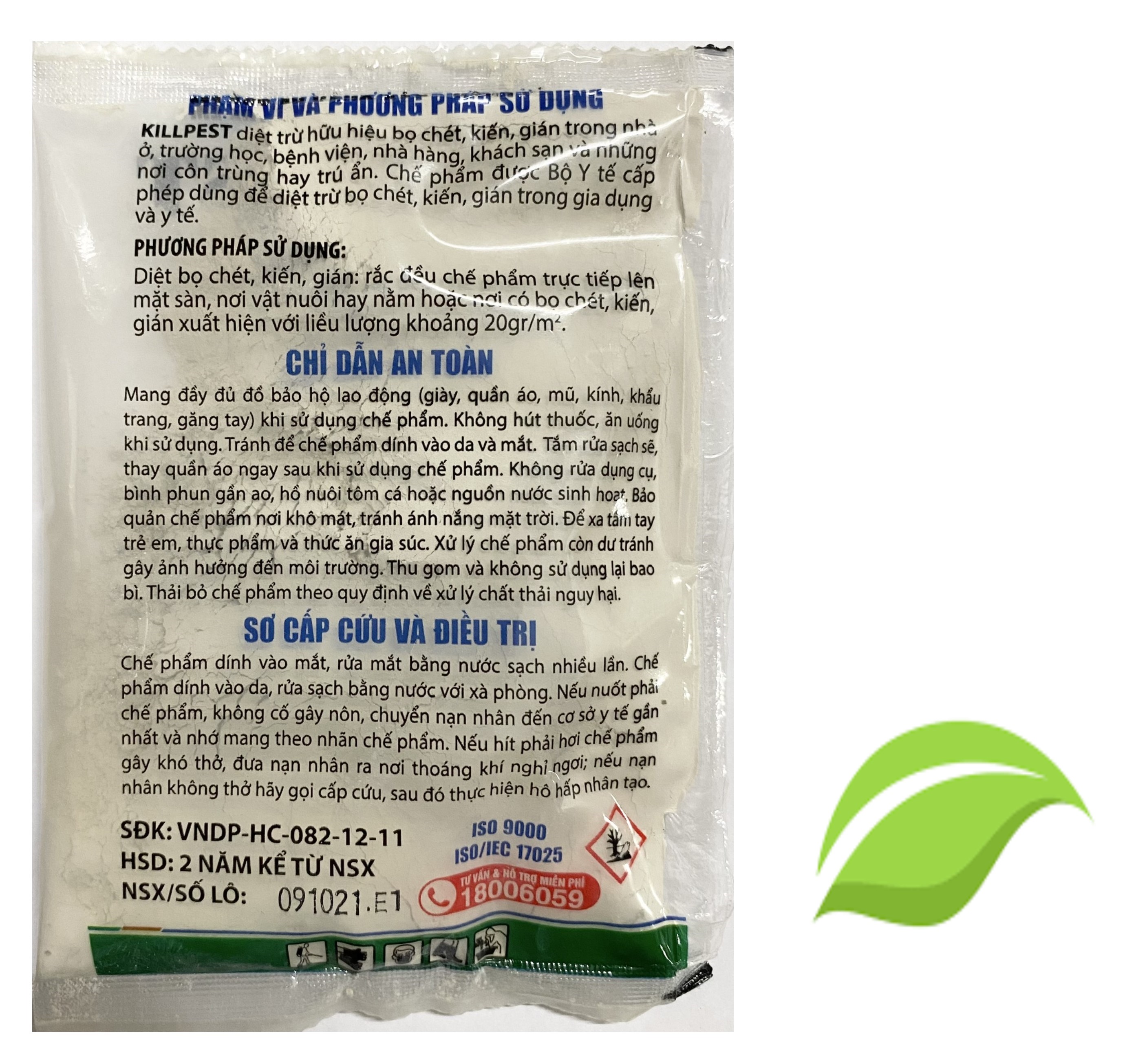 Killpest - Trừ Bọ Chét, Kiến, Gián - #074B# 50g