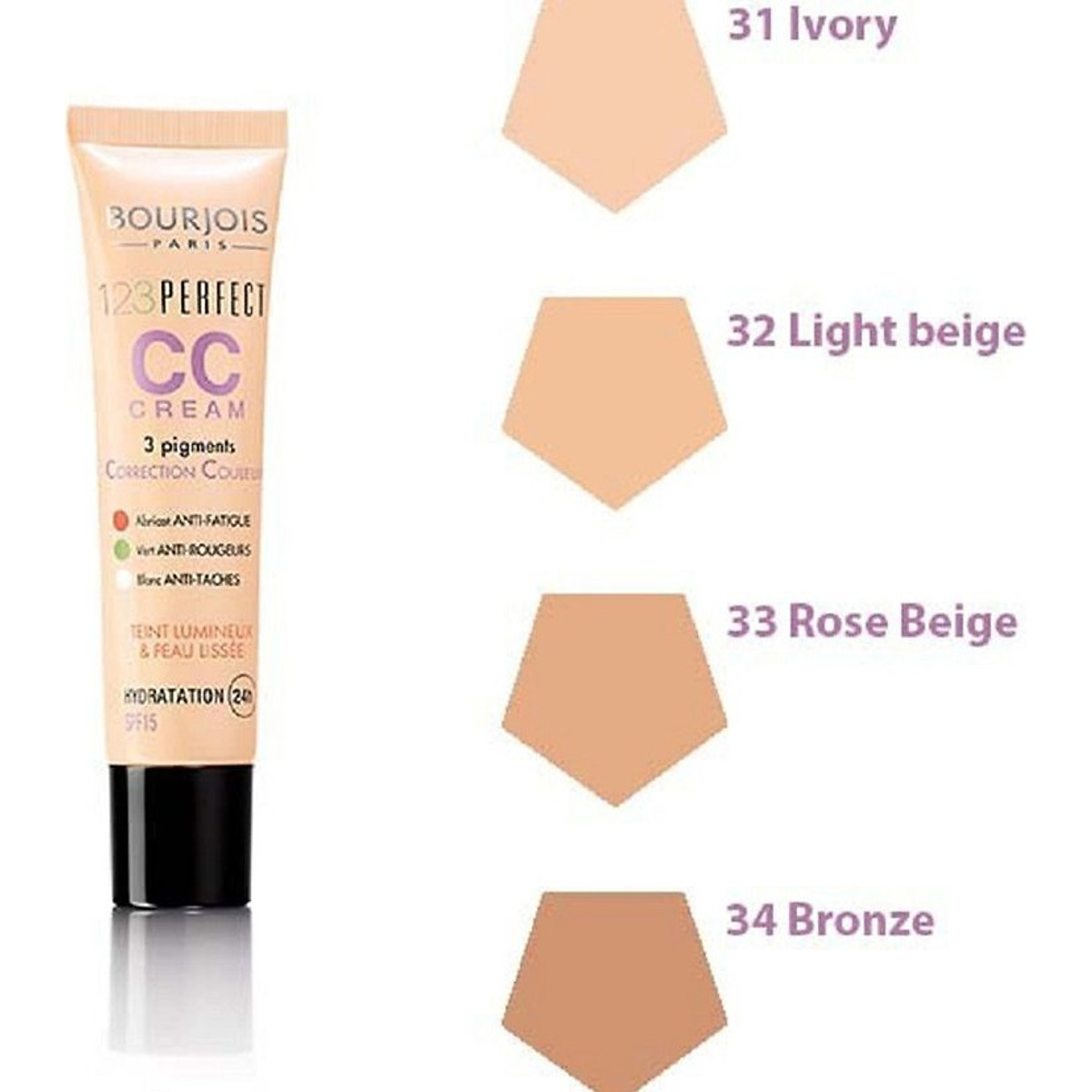 Bourjois Kem Nền 123 Perfect CC Cream 32