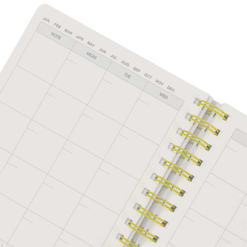 [DA ĐEN] KLONG Sổ Lò Xo Kép Study Planner A5; MS: 946