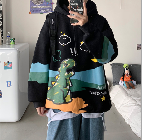 Áo hoddie nam khủng long