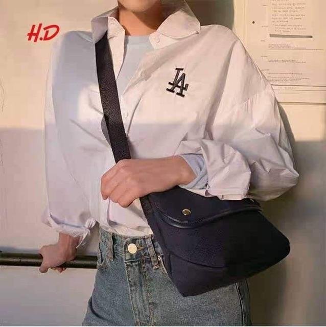 Áo sơ mi LA chữ ngực HDA0819