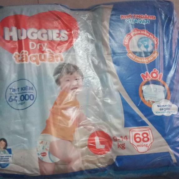 (Freeship) Tả quần huggies size M76,L68,XL62,XXL56