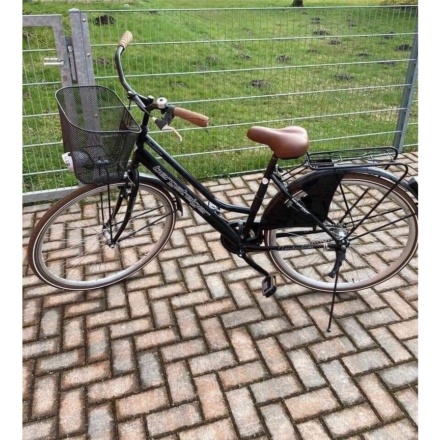 Xe đạp nữ Bergsteiger Cityrad (Đỏ và mint) - HANGDUC69