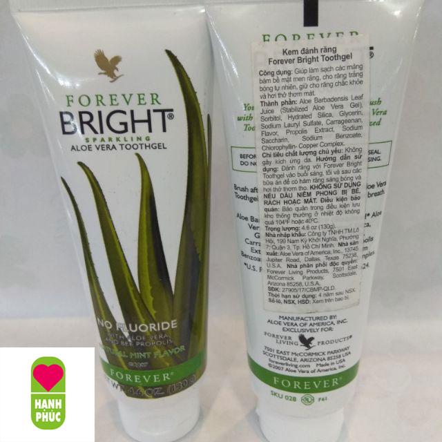 [HCM]KEM ĐÁNH RĂNG LÔ HỘI Forever Bright Toothgel (130g)