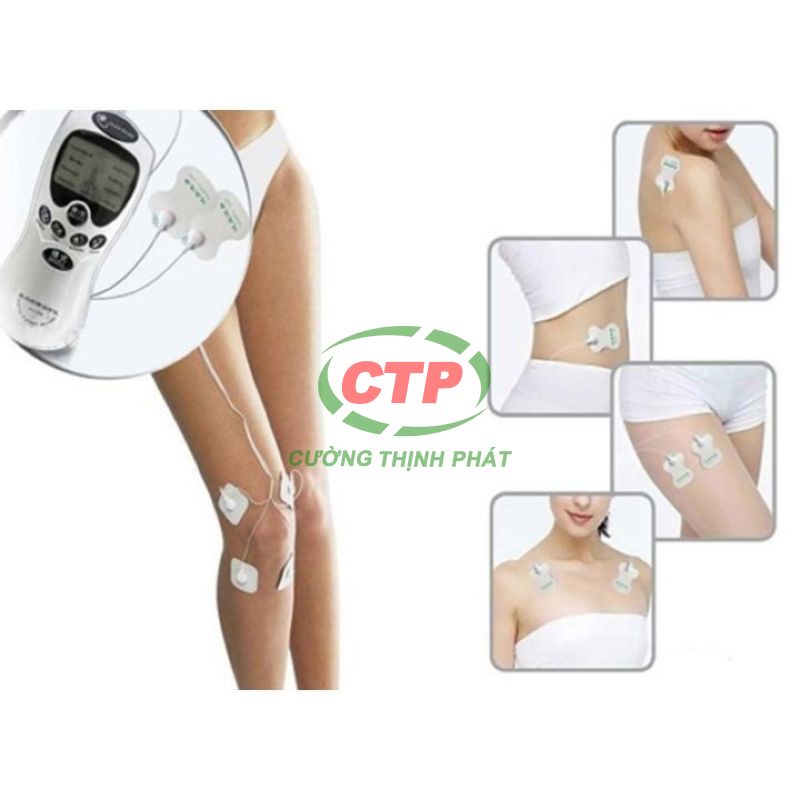 Máy massage xung điện vật lý trị liệu 4 miếng dán