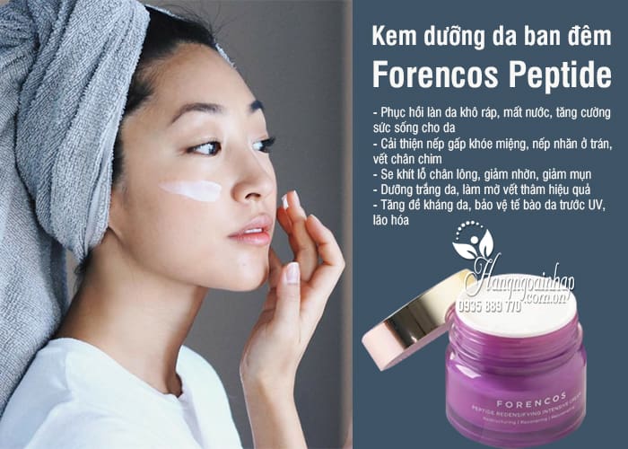 Kem dưỡng da ban đêm Forencos Peptide Redensifying Intensive Cream