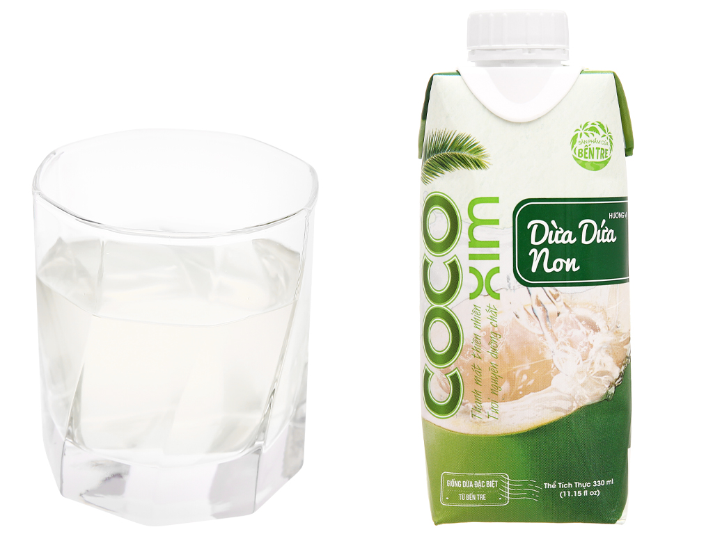 Combo 12 hộp Nước Dừa Dứa Non Cocoxim  330ml