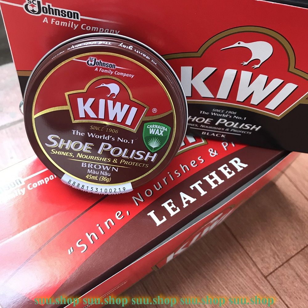 Xi Đánh Giày Màu Nâu 45ml Kiwi Paste Brown