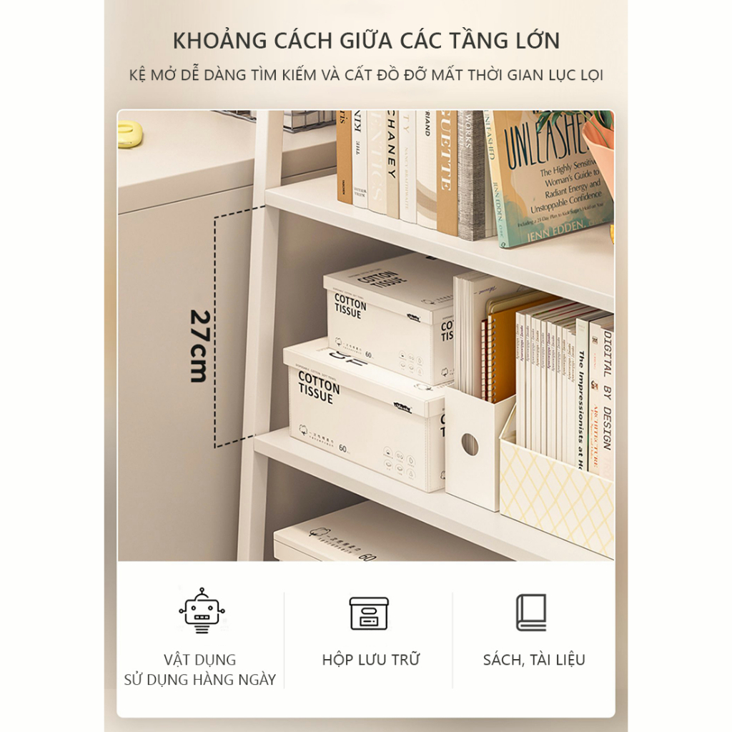 BOHO Kệ sách đa năng Kệ sắt kệ để sách để cây cảnh cao cấp