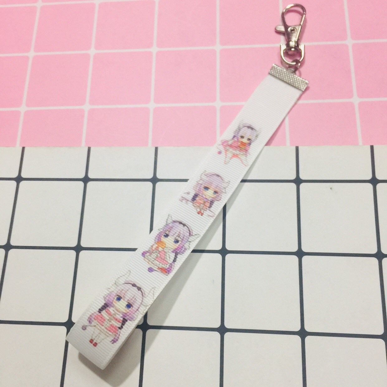 Móc khoá nametag strap Maid Dragon-Kanna Kamui