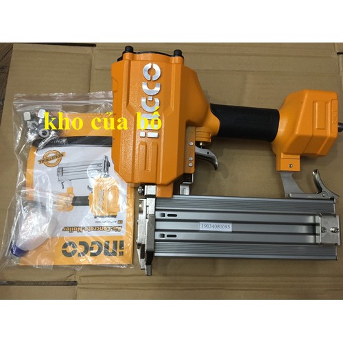 Máy bắn đinh bê tông ST64 dùng khí nén INGCO ACN18641 | dụng cụ bắn đinh dùng hơi khả năng chứa đinh 70 pcs chiều dài đinh 18-64mm gán đinh vào các vật liệu như tường, bê tông, gỗ, bề mặt vật liệu thi công