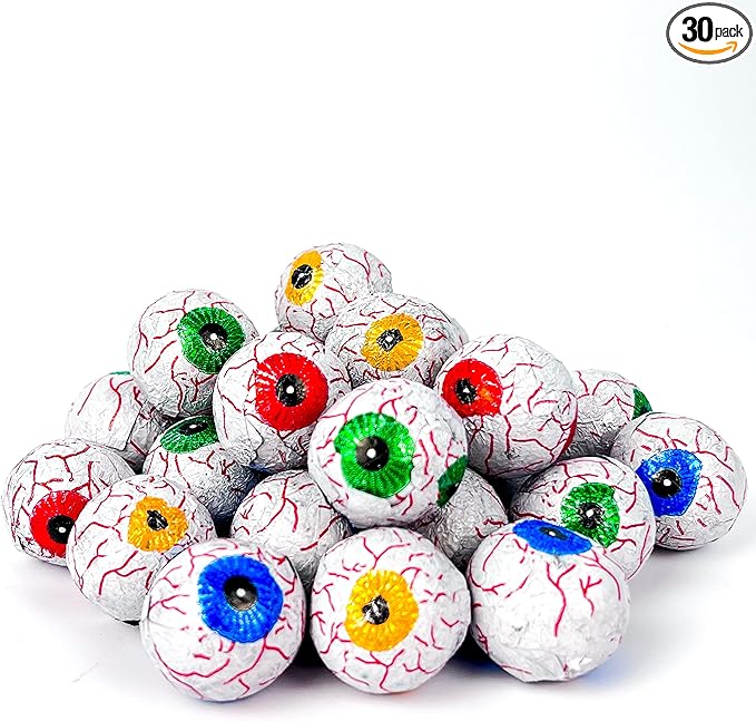 100g kẹo socola con mắt halloween , kẹo halloween