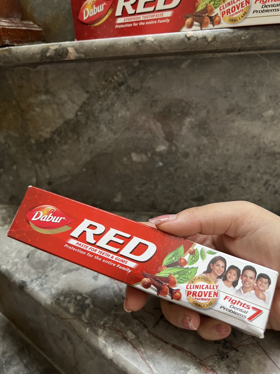 😬🌳 Kem đánh răng thảo dược Red dabur 100g - dabur toothpaste😬🌳date new