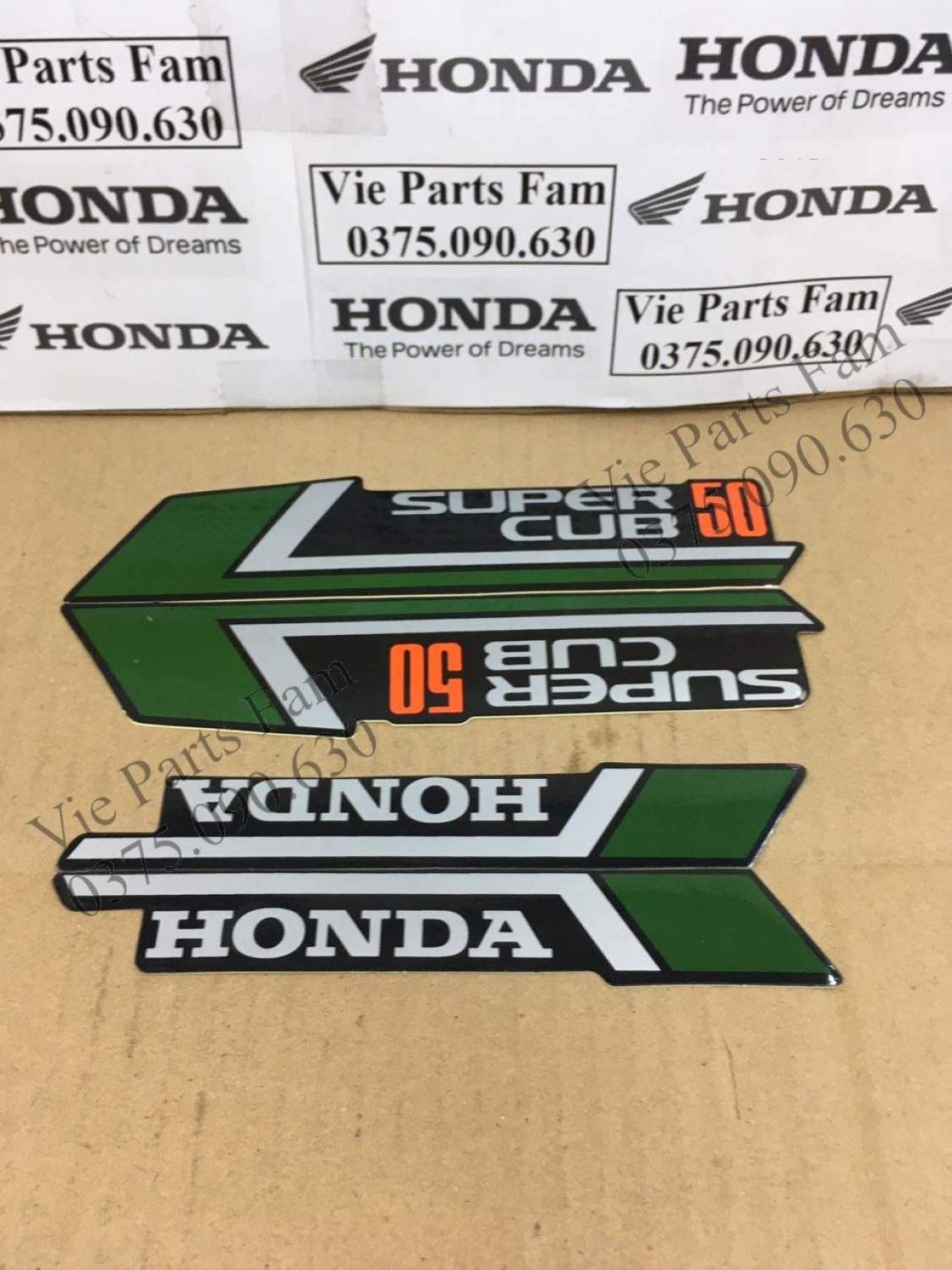 Bộ tem xe máy Honda Cub 81-86 (tem 3 lớp)