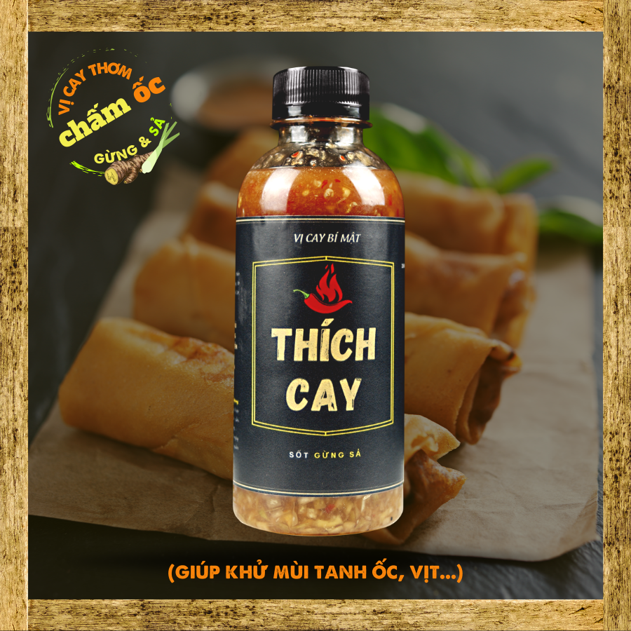 Combo 5 chai nước chấm đủ loại - Thích Cay