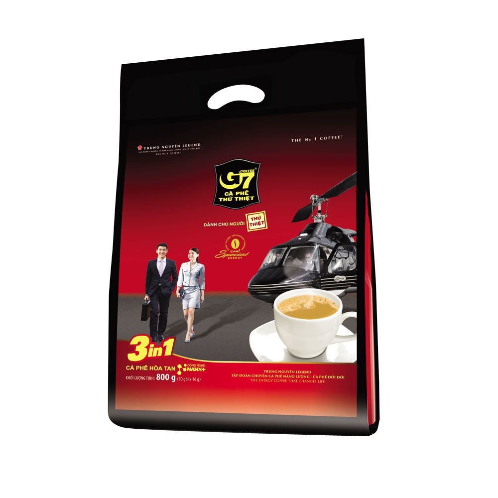 Cà phê hòa tan g7 3in1 bịch 50 gói x 16g