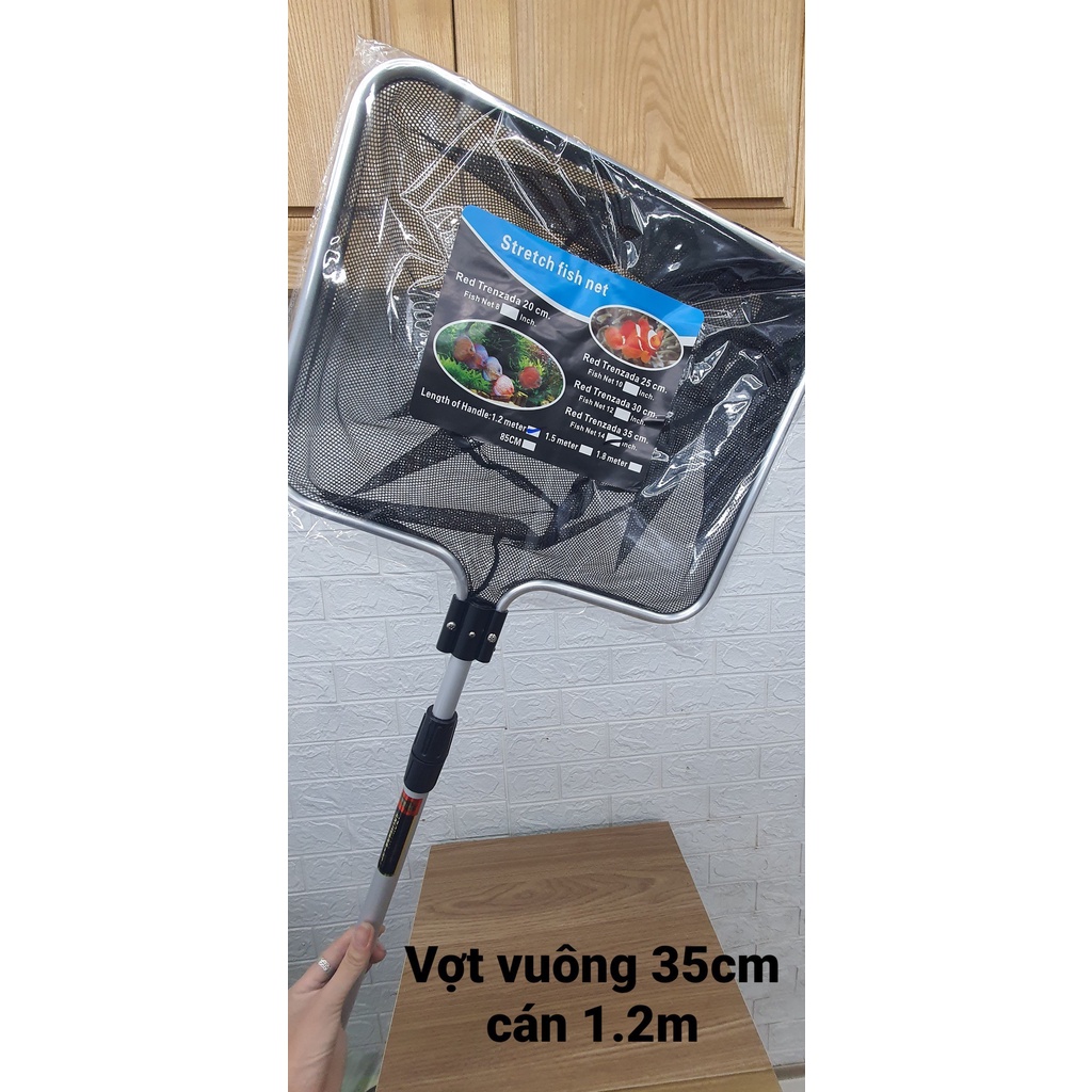Vợt Vuông Lùa Cá Koi Strech Fish Net