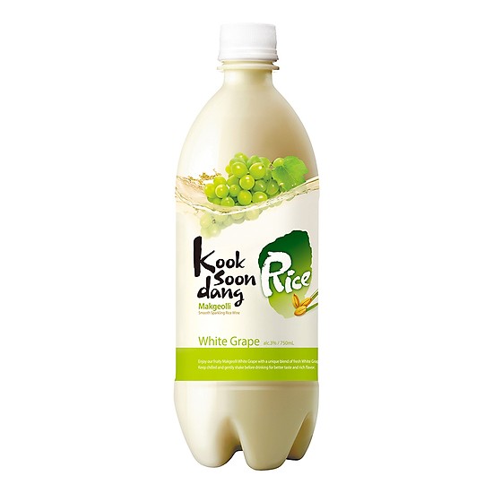 Nước gạo lên men Kook Soon Dang vị nho 750ml