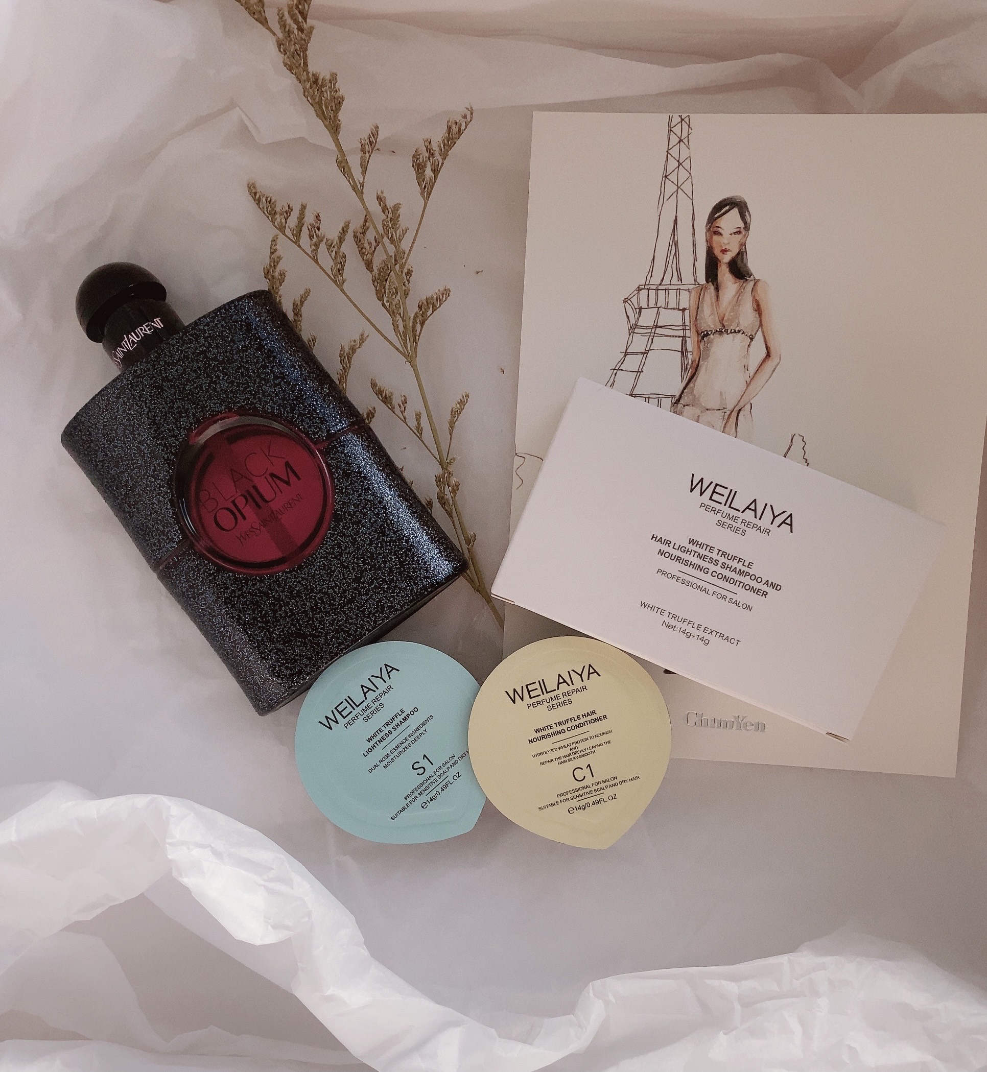 Set Mini Gội Xả Phục Hồi Nấm Truffle Weilaiya