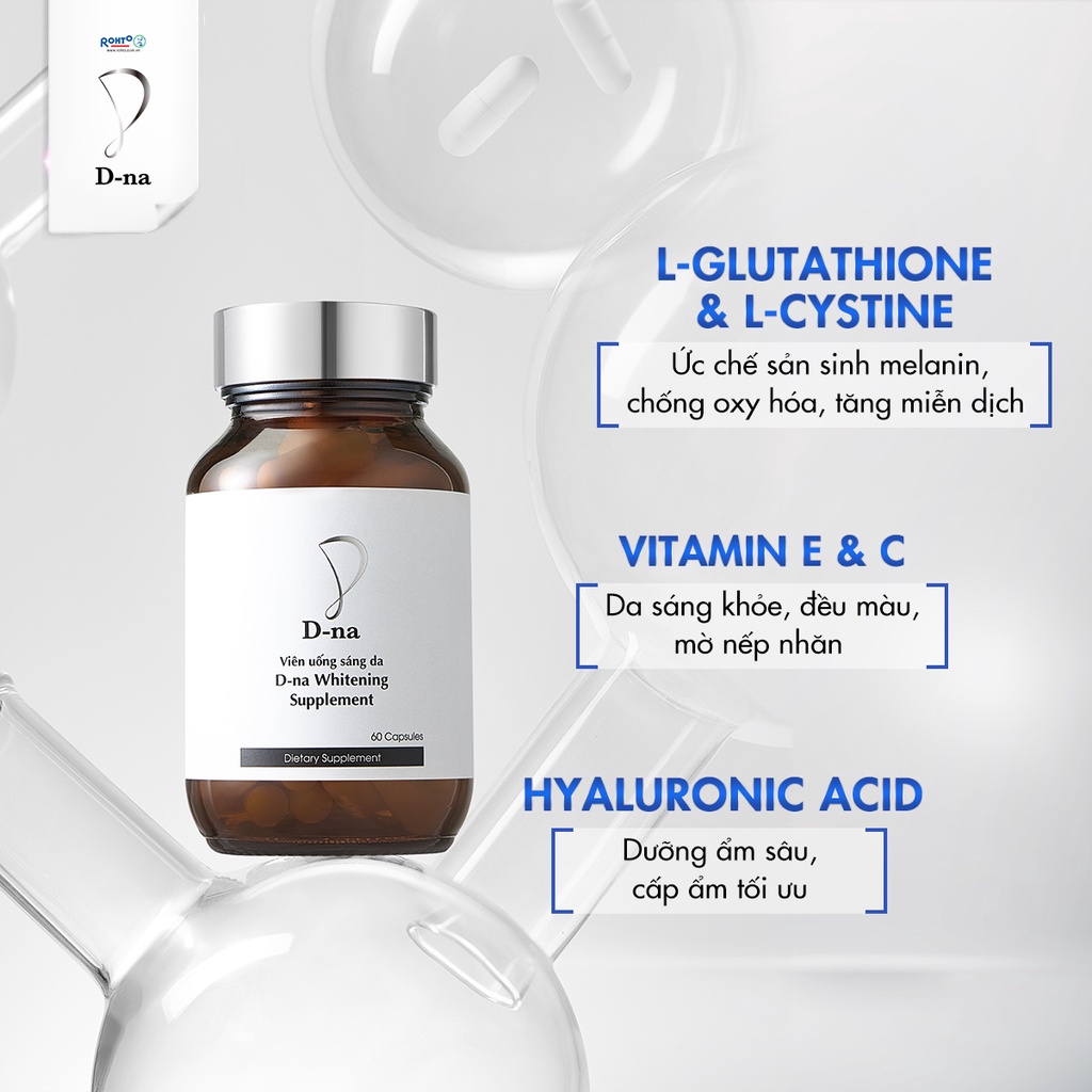 [VB] Combo Viên uống sáng da D-na ( Hộp 60 viên)