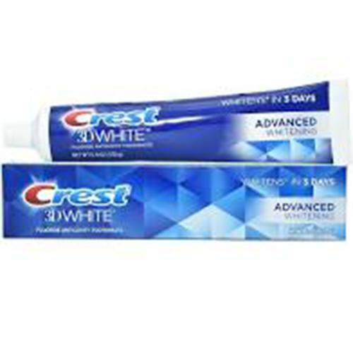 Kem đánh răng trắng răng Crest 3D White Advanced của P&G Mỹ mỗi tupe 148gr (kem trắng)