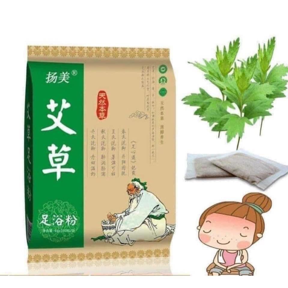 Combo 2 gói ngâm chân thảo dược ( mỗi gói 100 túi lọc nhỏ)