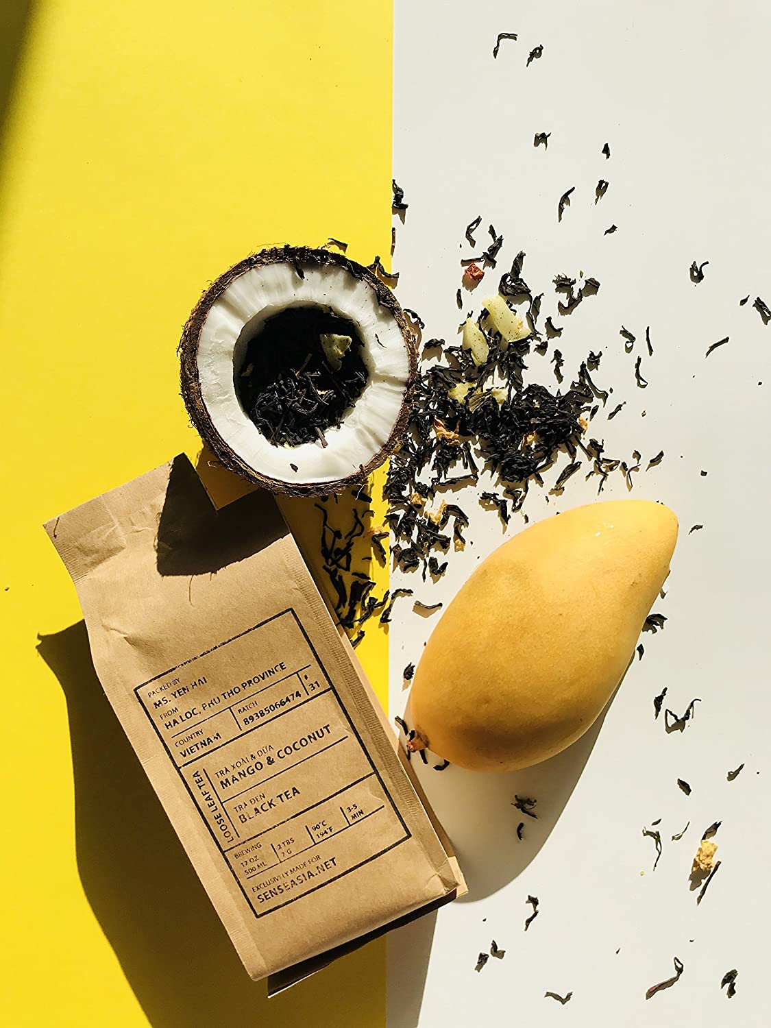Farmer's Tea -  Trà Dừa Xoài (Farmer's Tea Mango Coconut)