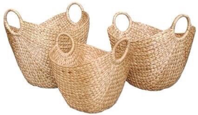 Water Hyacinth Basket for Storing Items