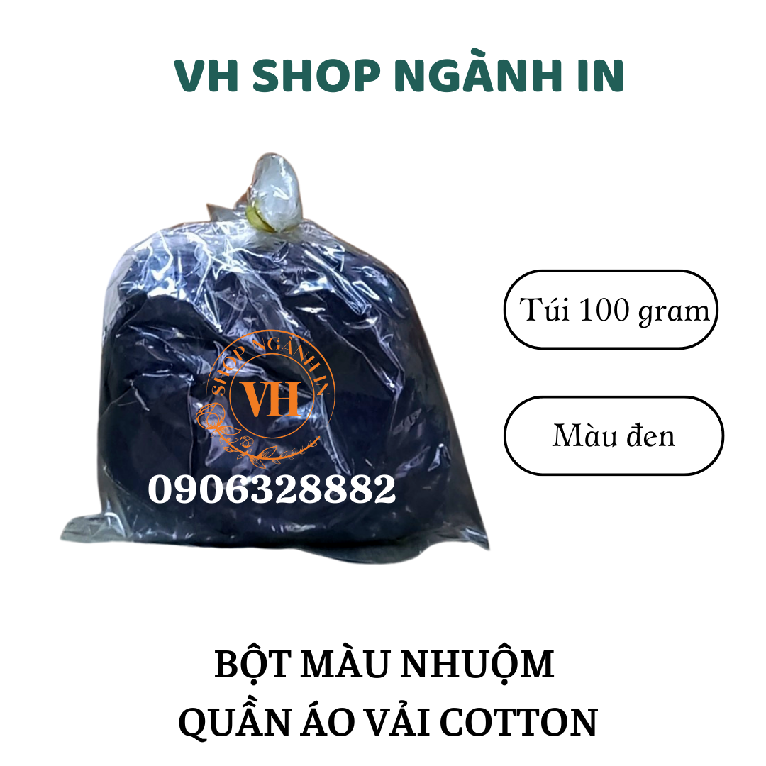 100 gram bột nhuộm áo thun 100% cotton