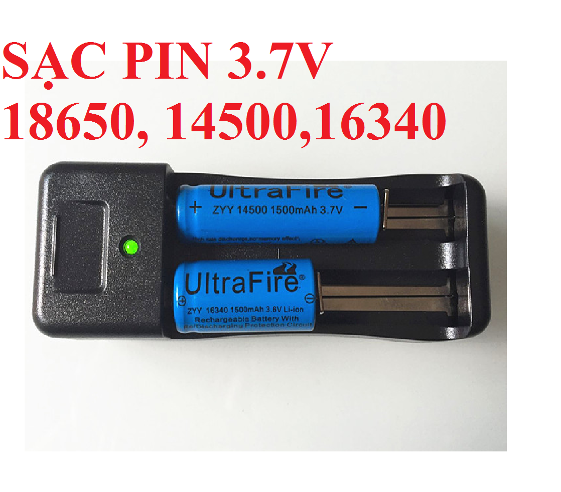 Sạc pin li-ion 3.7v cho các loại pin 18650/16340/14500