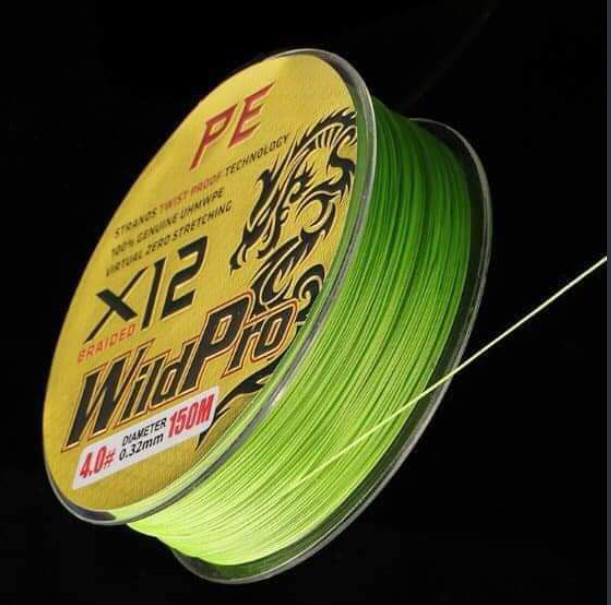 dù pe lure x12 wild pro 150m