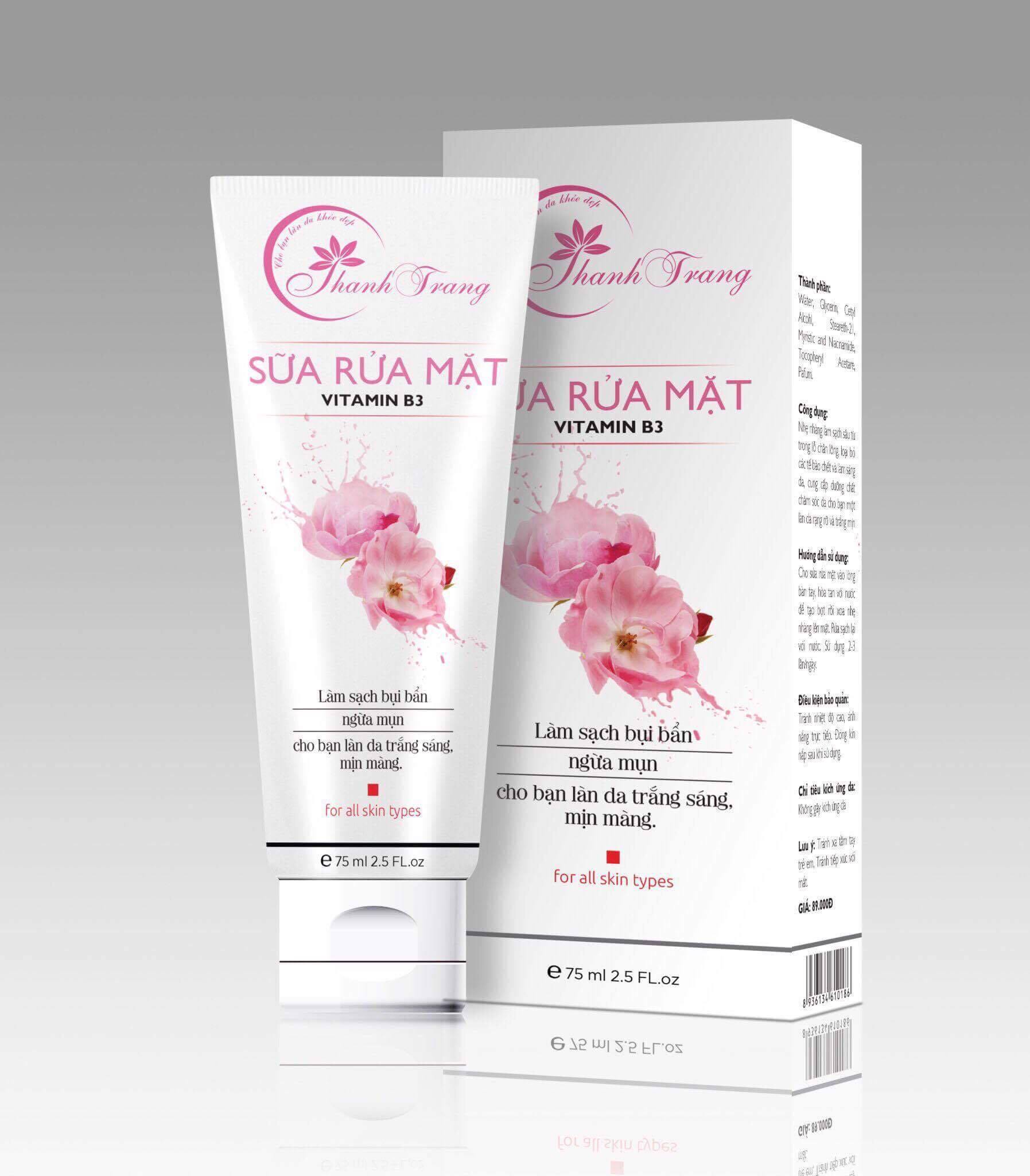 [HCM]SỮA RỬA MẶT B3 THANH TRANG SẠCH MỤN
