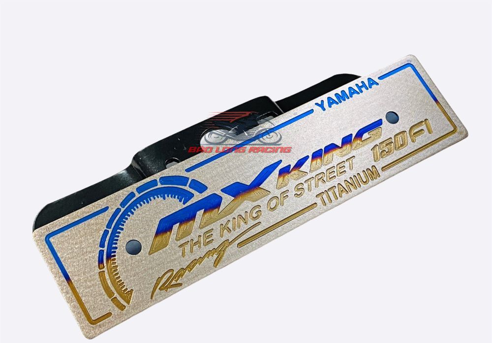 Bảng tên  MX King TITANIUM Xịn + 2 ốc Proti dành cho Exciter