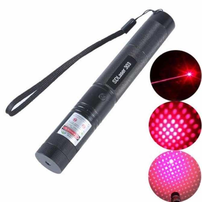 Đèn pin Laze 303 chiếu xa nhiều hình cực đẹp tia đỏ