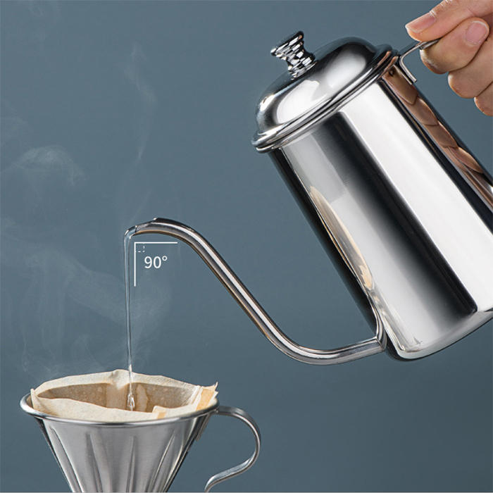 Ấm cổ ngỗng pha cafe 650ml Inox 304 cao cấp
