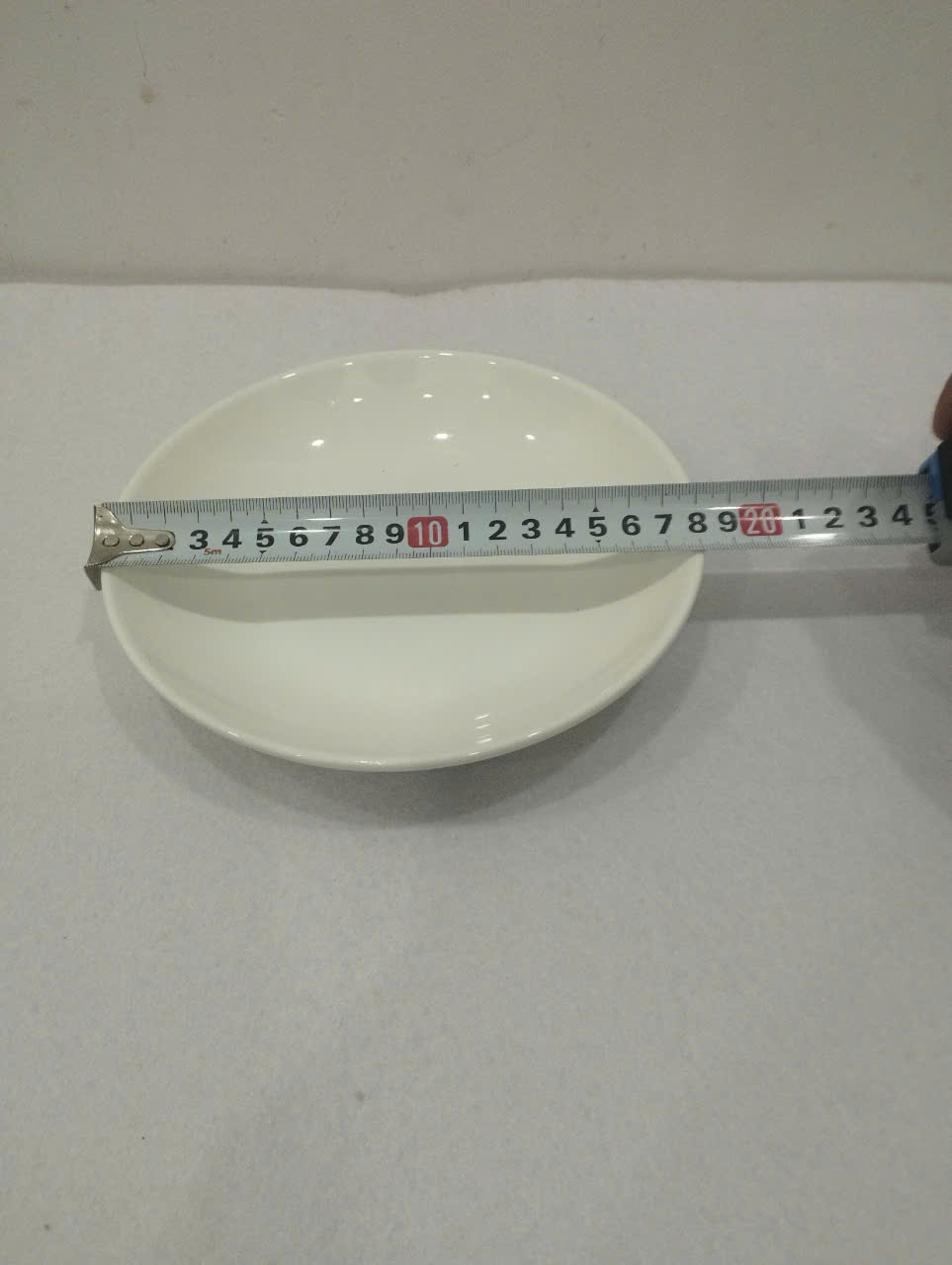 (mua 10c tặng 1c cùng loại) Dĩa sứ tròn ảo nhiều size 15cm 18cm 20cm 22.5cm