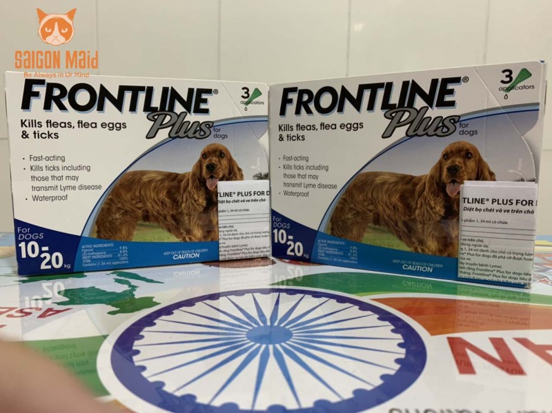 [HCM]Sản phẩm nhỏ gáy Frontline Plus dành cho chó (10-20kg)