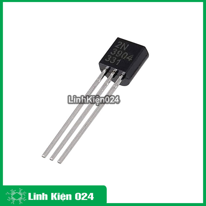 Transistor NPN 2N3904 0.2A 40V chân cắm/chân dán