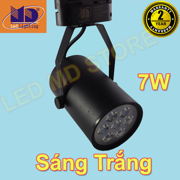 Đèn led rọi ray SMD vỏ đen 7W - MD61