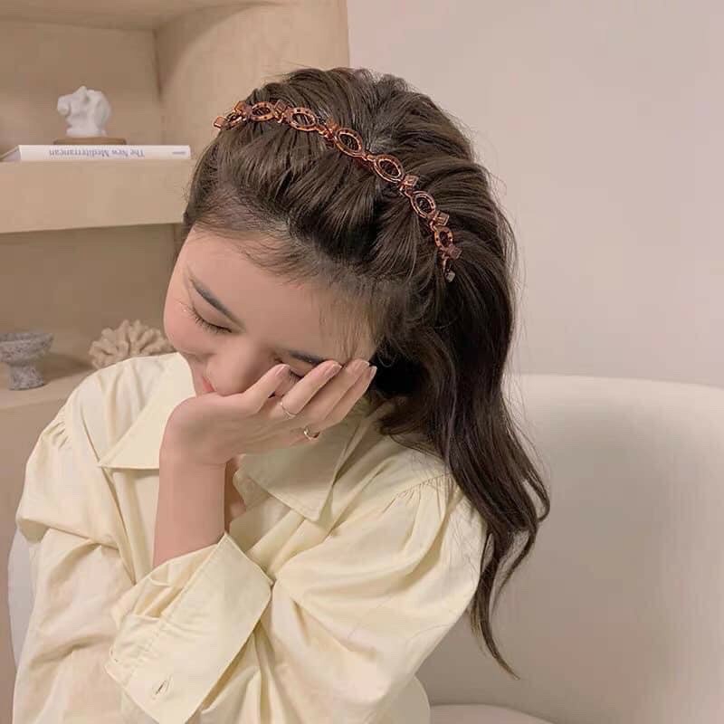 (hàng mới về) Cài tóc bờm tóc có kẹp nhỏ tạo kiểu tóc