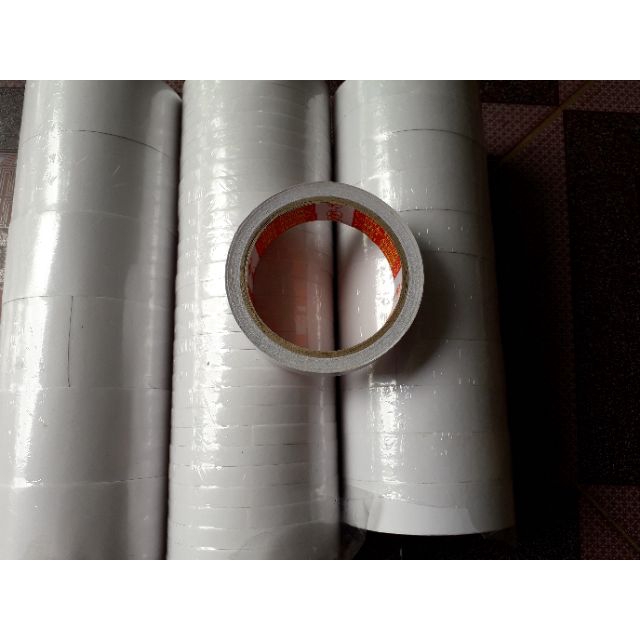 01 cuộn băng dính 2 mặt loại 1cm - 2cm - 5cm