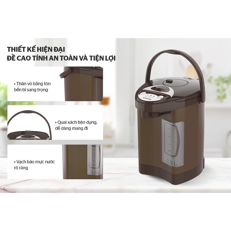 Bình Thuỷ Điện Sunhouse Shd1535 3.5 Lít