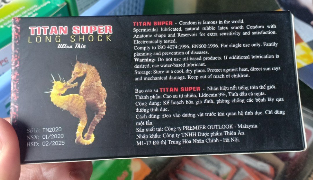 Bao cao su DoubleSafe Long Shock Sea Horse