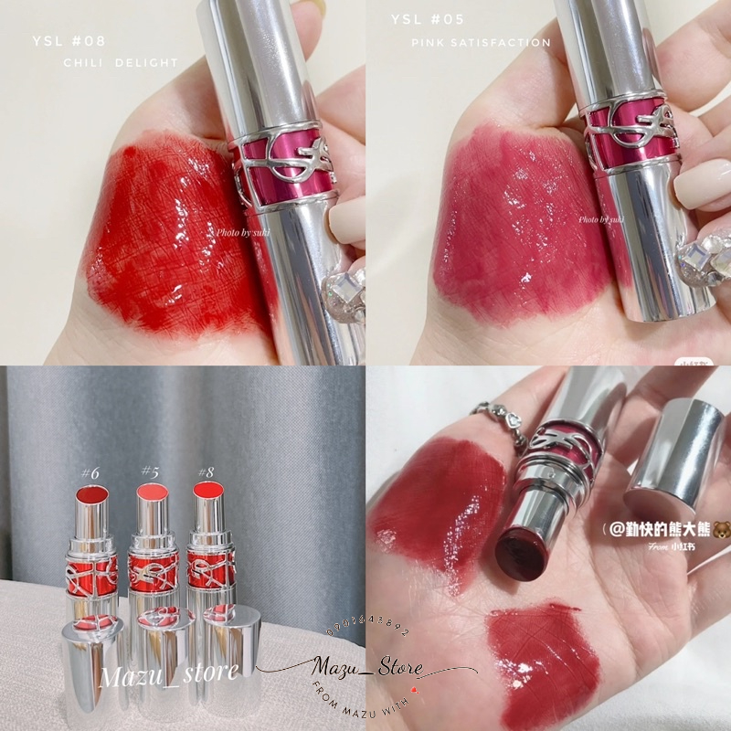 Son màu YSL Candy glaze 2022 mẫu mới