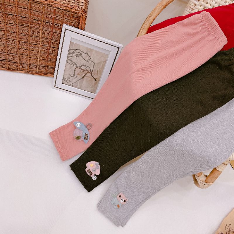 Combo 3 quần legging bé gái siêu đẹp