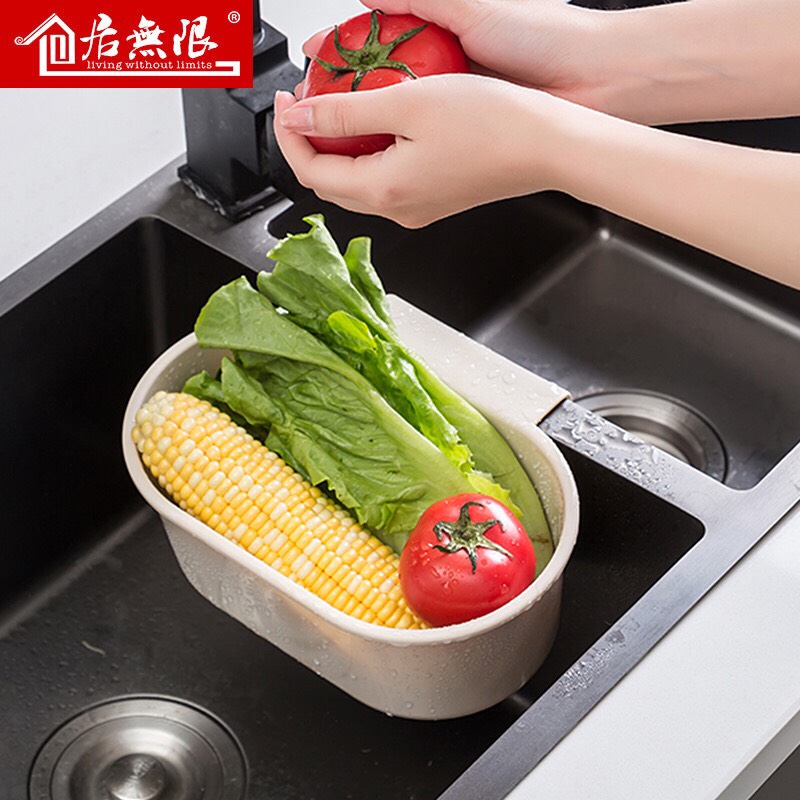 Rổ Nhựa Gắn Bồn Rửa Bát ráo nước