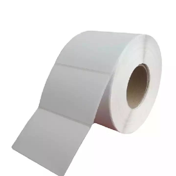 Decal nhiệt in tem nhãn 75x50 mm cuộn 30m giấy nhiệt có nhãn dán 75*50 giấy in nhiệt